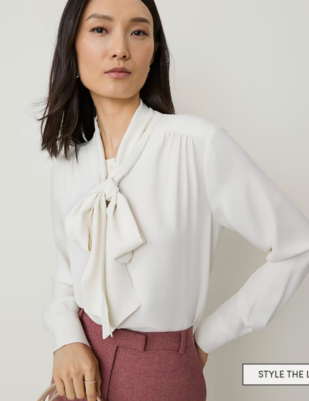 Ann Taylor Bow Blouse